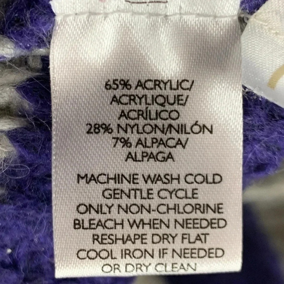 Lou Grey Sweater Striped Wide Sleeves Medium - Picture 8 of 8